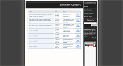 Desktop Screenshot of eminemconcert.net